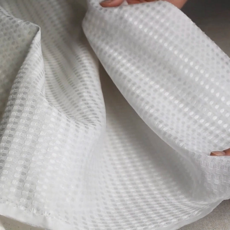 Linen/cotton fabric, natural white, width 300 cm, art. 0083