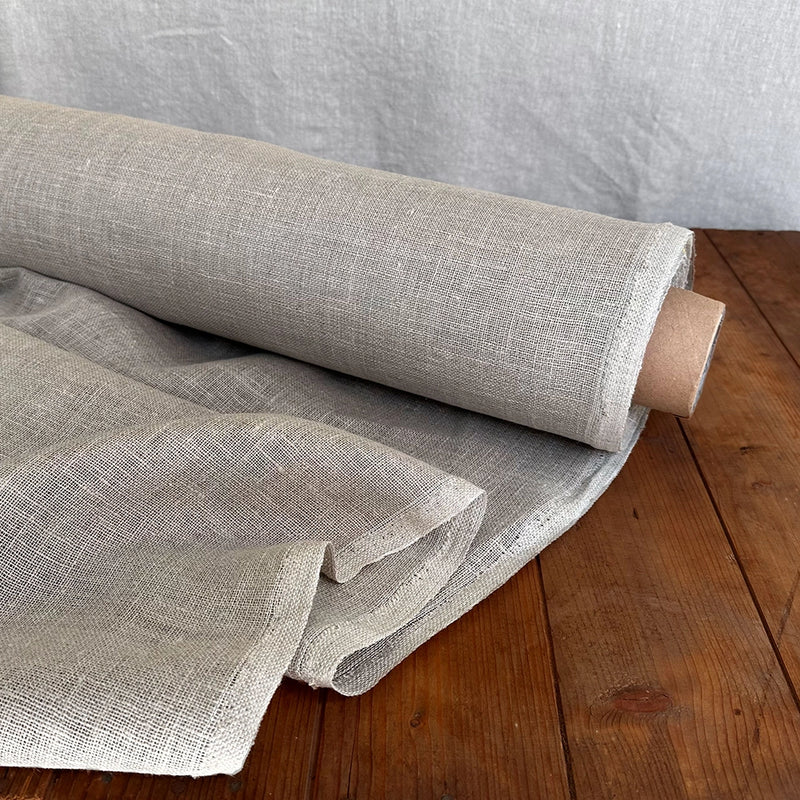 Linen fabric, natural gray 210 g/m², width 150 cm, art. 3-007