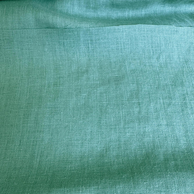 Linen fabric, turquoise, width 145 cm, art. 3-802